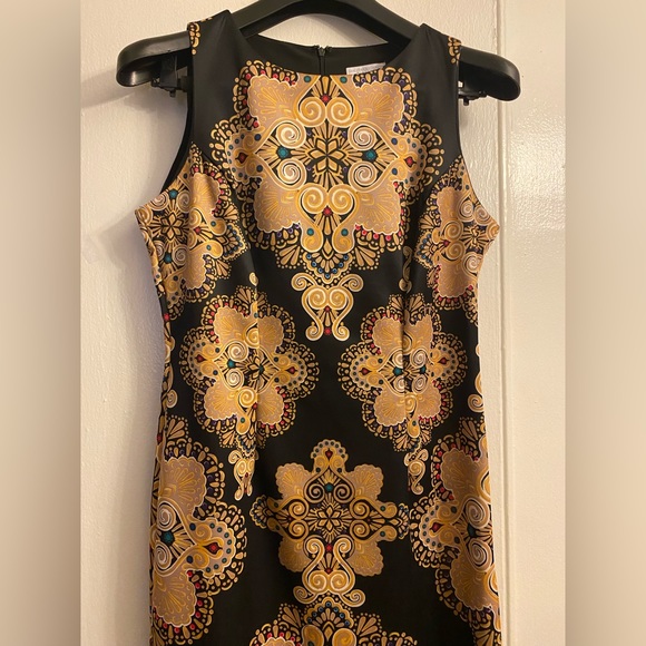 Women black and gold dress size Medium - Picture 2 of 3